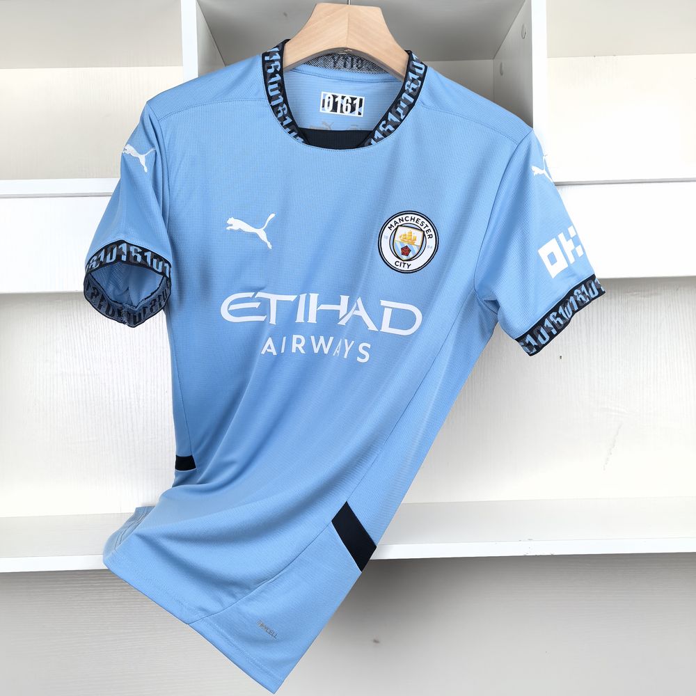 Camisa Manchester City 2024-25 Azul