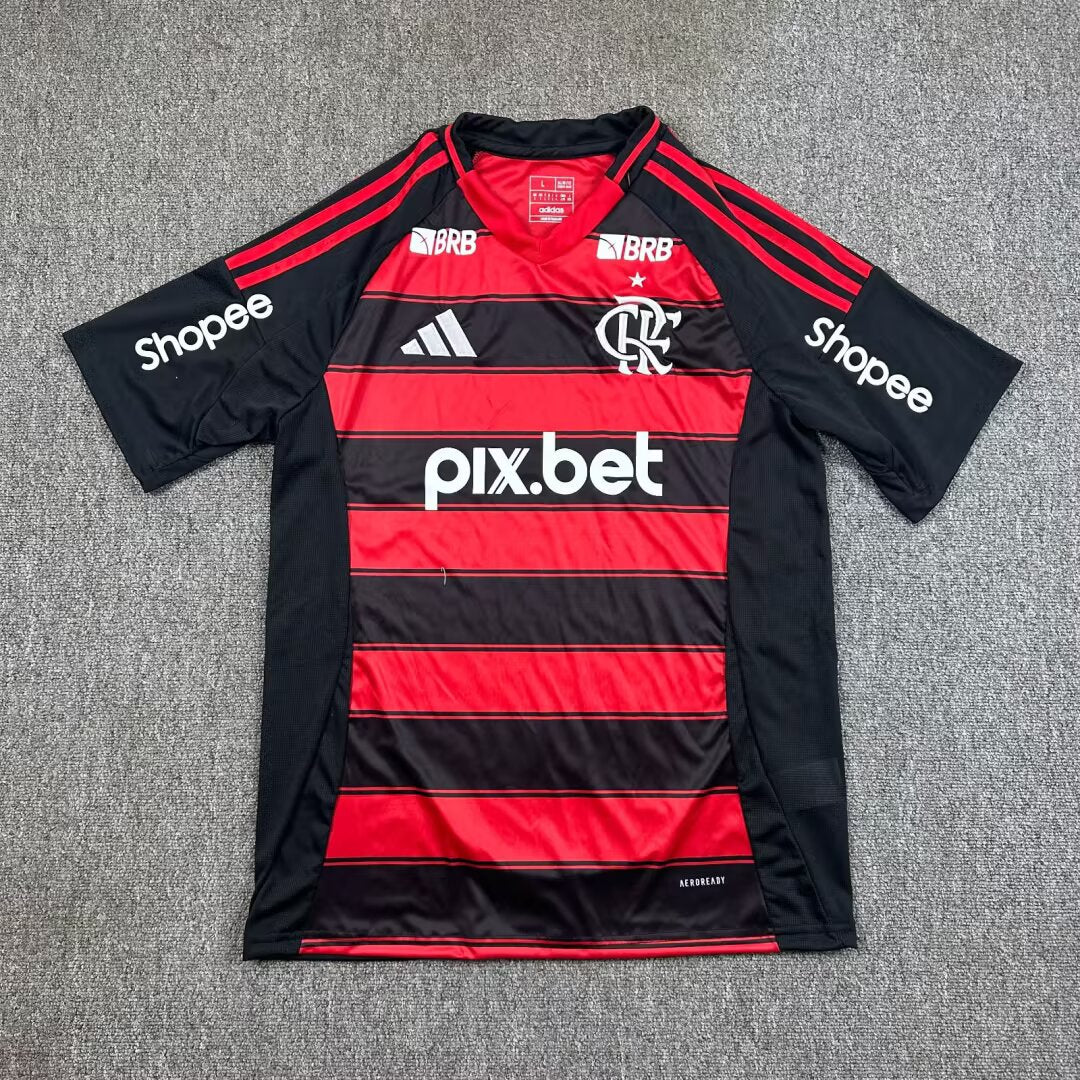 Camisa Flamengo 2025 Vermelha e Preta