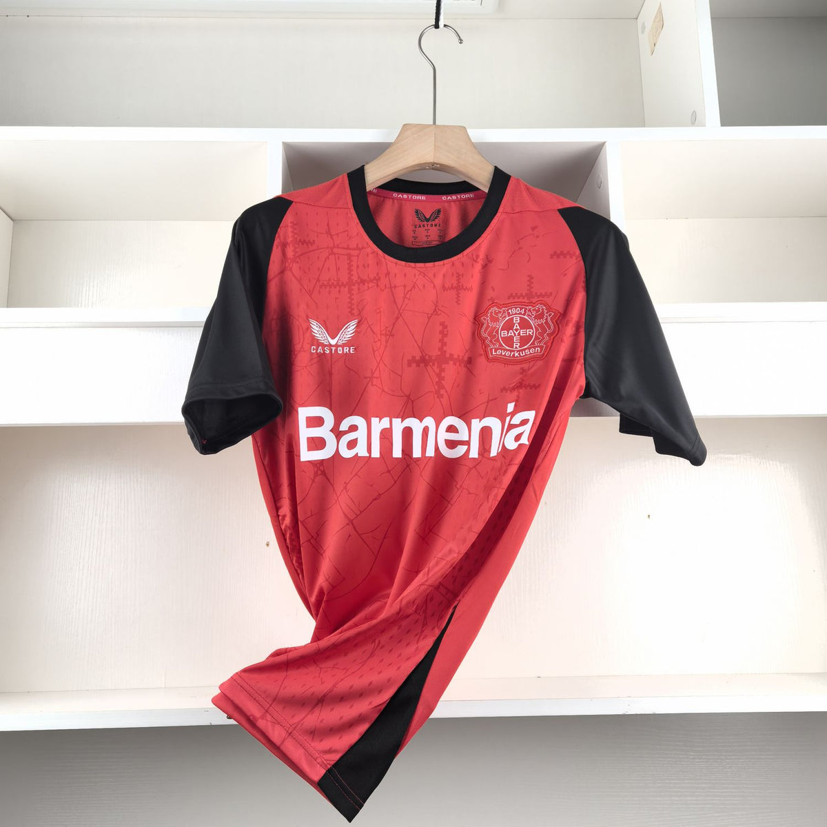 Camisa Bayer Leverkusen 2024-25 Vermelha