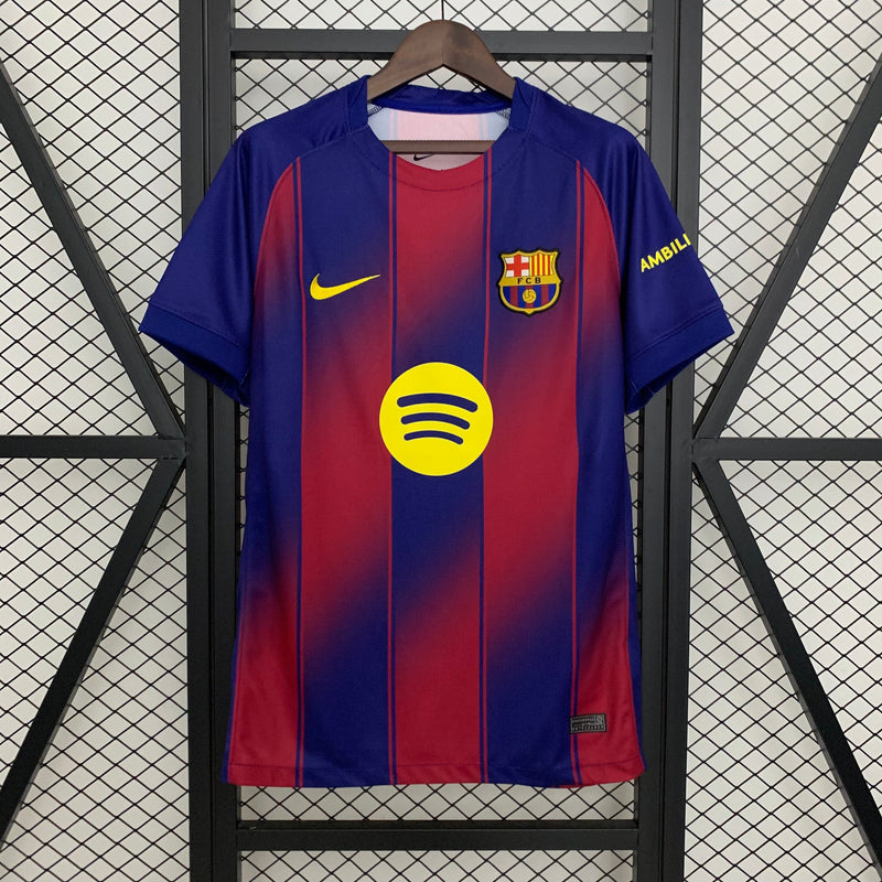 Camisa Barcelona 25-26 Vermelha e Azul