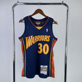 Regata Warriors Retrô Mitchell & Ness 2009/2010 Stephen Curry Azul