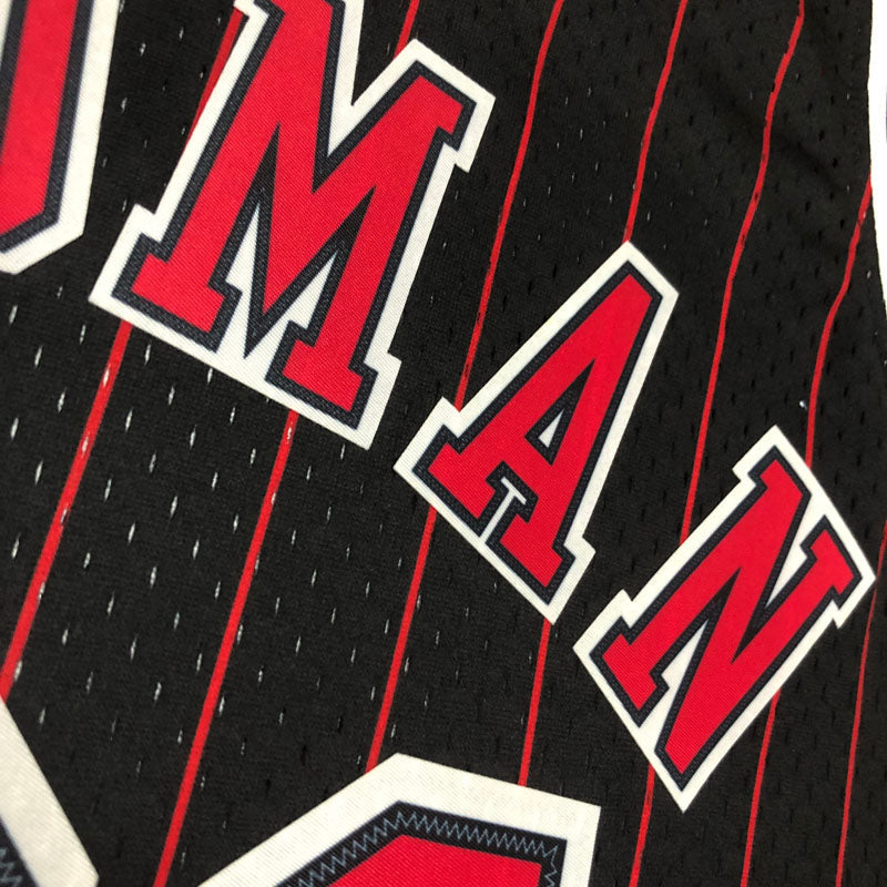Regata Chicago Bulls Retrô Mitchell & Ness 1995/1996 Dennis Rodman Preta
