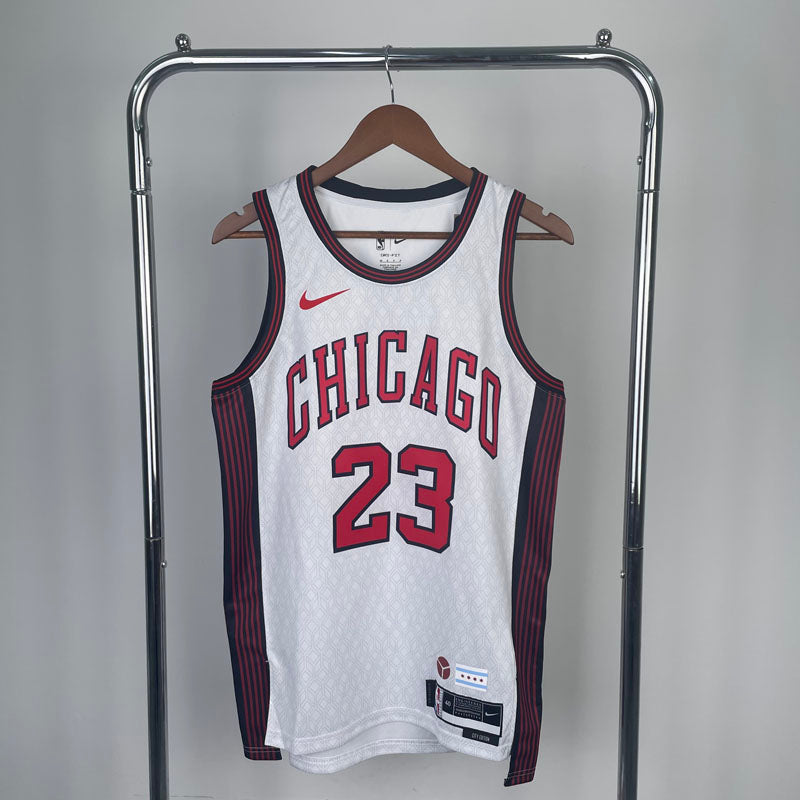 Regata Chicago Bulls City Edition 22/23 Michael Jordan Branca