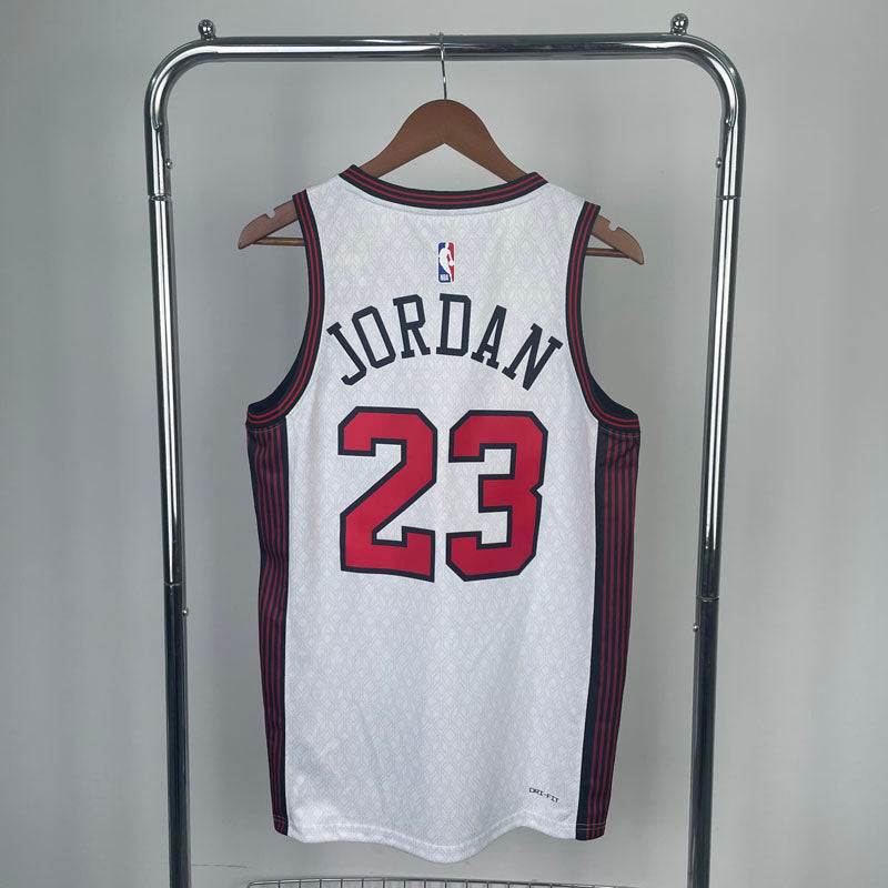 Regata Chicago Bulls City Edition 22/23 Michael Jordan Branca