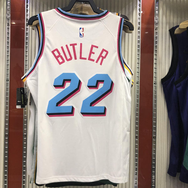 Regata Miami Heat Vice Edition Jimmy Butler Branca