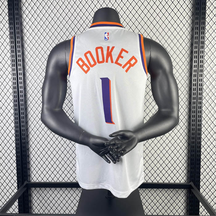 Regata Phoenix Suns Association Edition 24/25 Devin Booker Branca