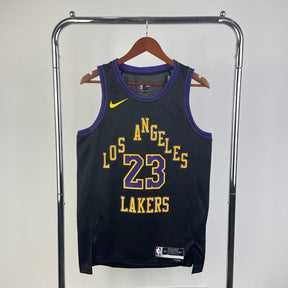 Regata Los Angeles Lakers City Edition 23/24 LeBron James Preta