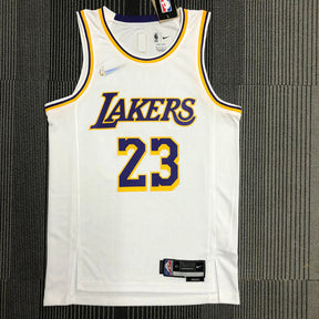 Regata Los Angeles Lakers Edição 75 anos LeBron James 23 Branca