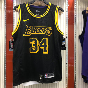 Regata Los Angeles Lakers Black Mamba Shaquille O'Neal Preta