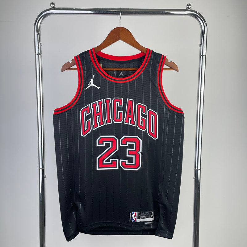 Regata Chicago Bulls Statement 23/24 Michael Jordan Preta
