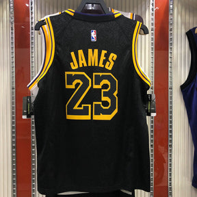 Regata Los Angeles Lakers Black Mamba LeBron James 23 Preta