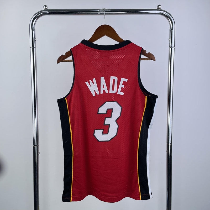 Regata Miami Heat Retrô Mitchell & Ness 2009/2010 Dwayne Wade