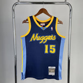 Regata Denver Nuggets Retrô Mitchell & Ness 2006/2007 Carmelo Anthony Azul