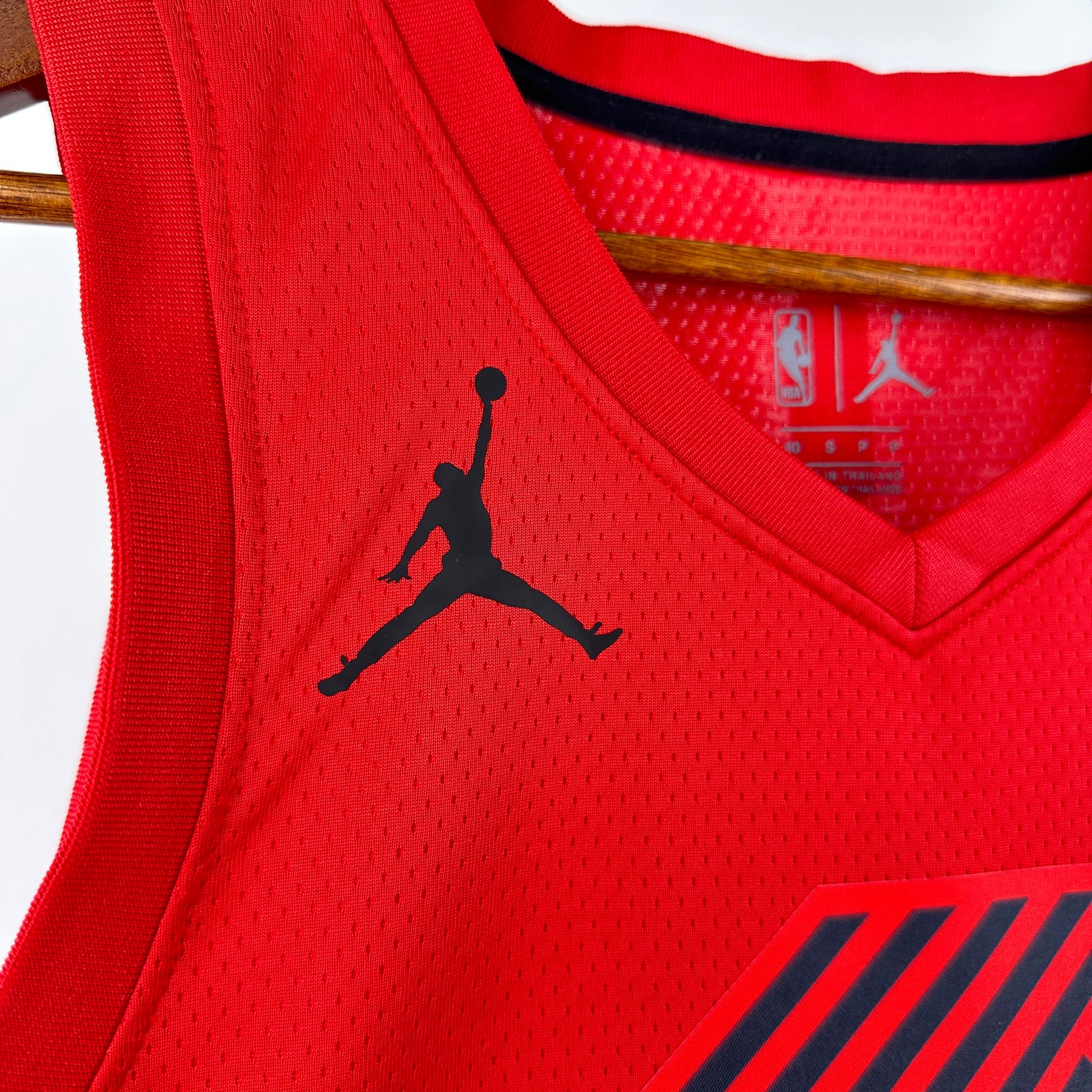 Regata Portland Trail Blazers Statement Edition Adjiva Vermelha