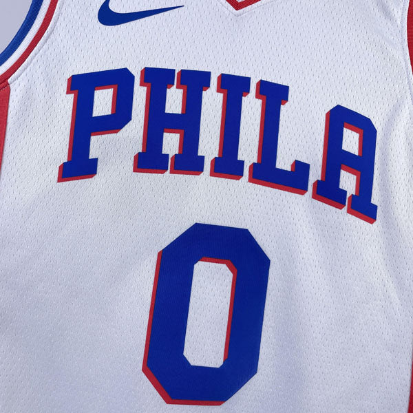 Regata Philadelphia 76ers Association Edition 23/24 Tyrese Maxey Branca