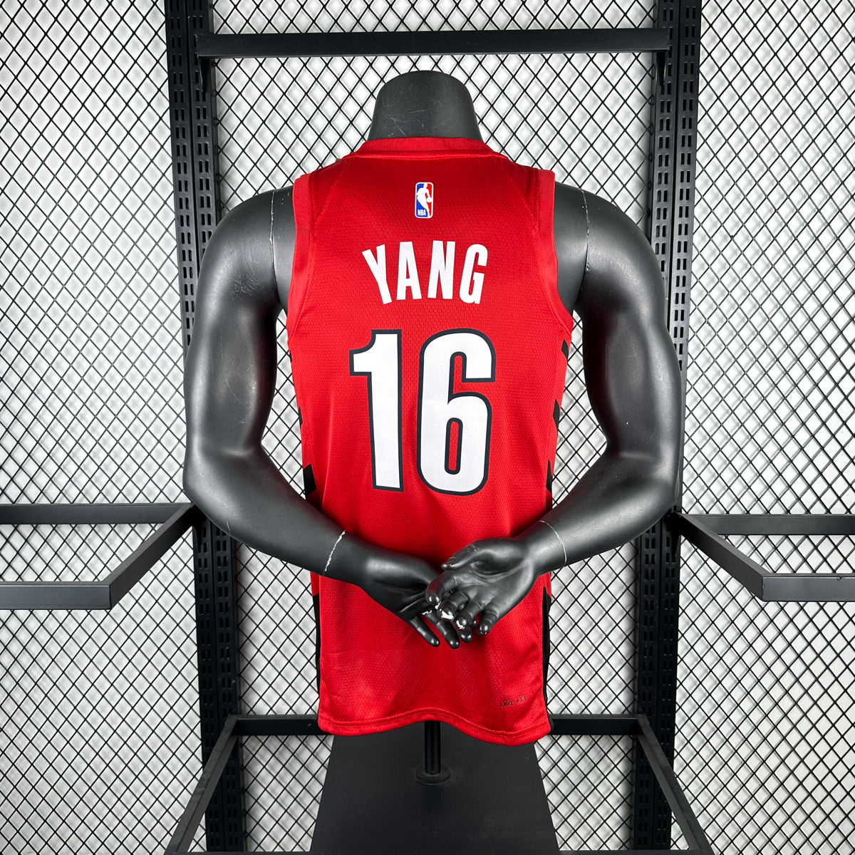 Regata Portland Trail Blazers Statement Edition Yang Vermelha