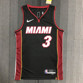Regata Miami Heat Icon Edição 75 anos Dwayne Wade Preta