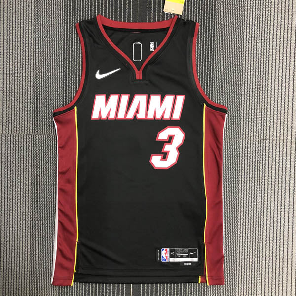 Regata Miami Heat Icon Edição 75 anos Dwayne Wade Preta