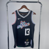Regata Los Angeles Clippers City Edition 22/23 Paul George Preta