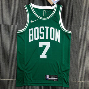 Regata Boston Celtics Edição 75 anos 21/22 Jaylen Brown Verde