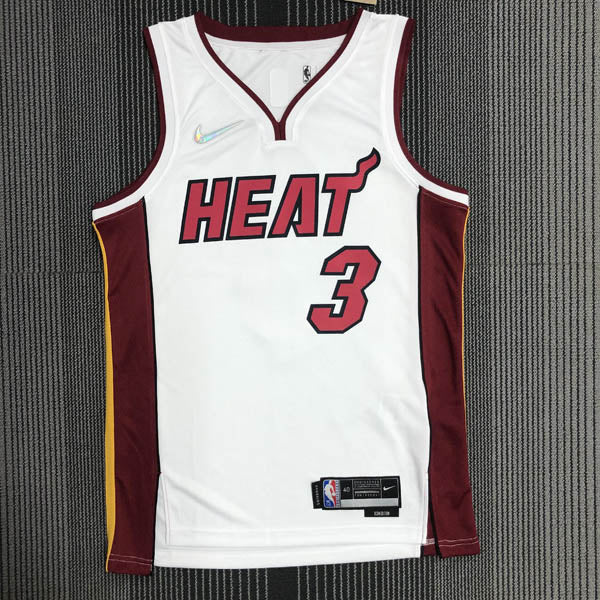 Regata Miami Heat Association Edição 75 anos Dwayne Wade Branca