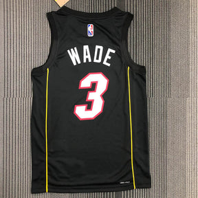 Regata Miami Heat City Edição 75 anos Dwayne Wade Preta