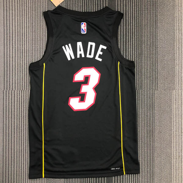 Regata Miami Heat City Edição 75 anos Dwayne Wade Preta