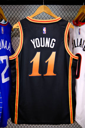 Regata Atlanta Hawks City Edition 22/23 Trae Young Preta