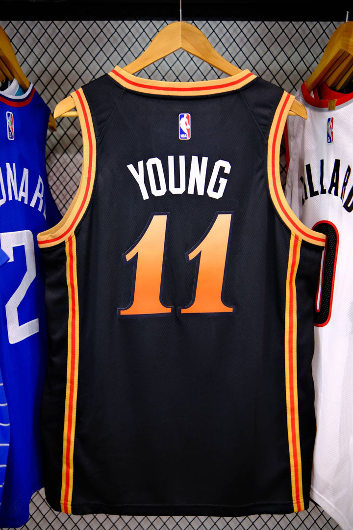 Regata Atlanta Hawks City Edition 22/23 Trae Young Preta