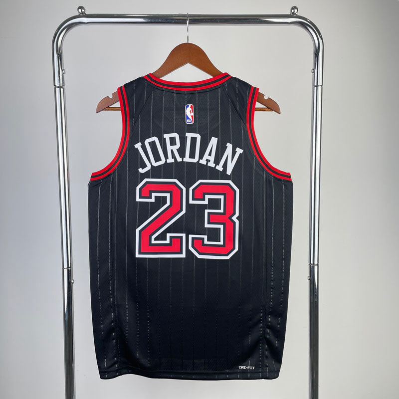 Regata Chicago Bulls Statement 23/24 Michael Jordan Preta