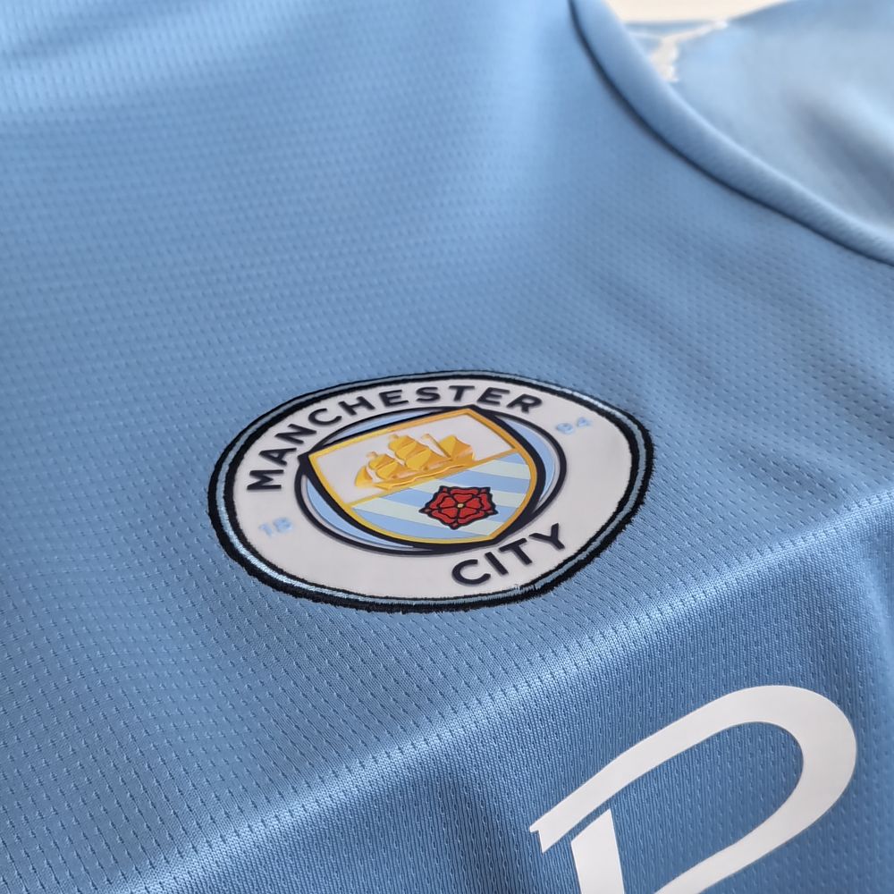 Camisa Manchester City 2024-25 Azul