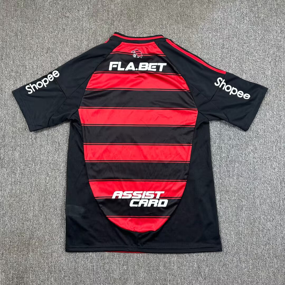 Camisa Flamengo 2025 Vermelha e Preta