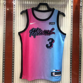 Regata Miami Heat City Edition 20/21 Dwayne Wade Rosa e Azul