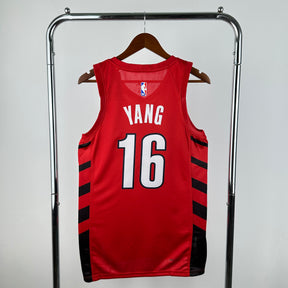 Regata Portland Trail Blazers Statement Edition Yang Vermelha