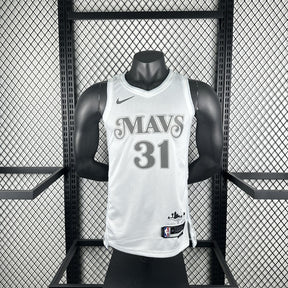 Regata Dallas Mavericks City Edition 24/25 Klay Thompson Branca