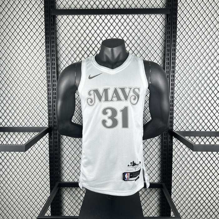 Regata Dallas Mavericks City Edition 24/25 Klay Thompson Branca