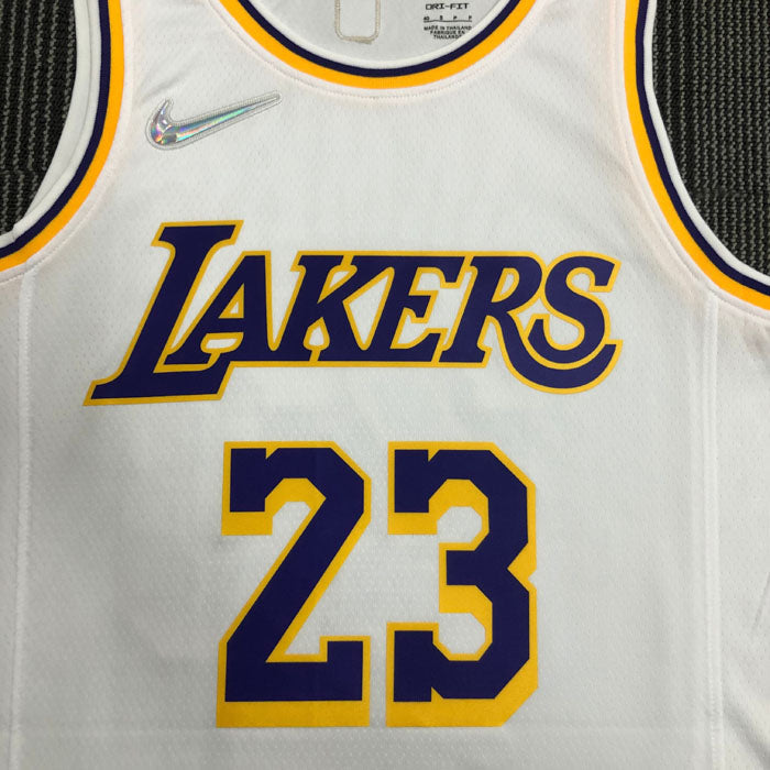 Regata Los Angeles Lakers Edição 75 anos LeBron James 23 Branca