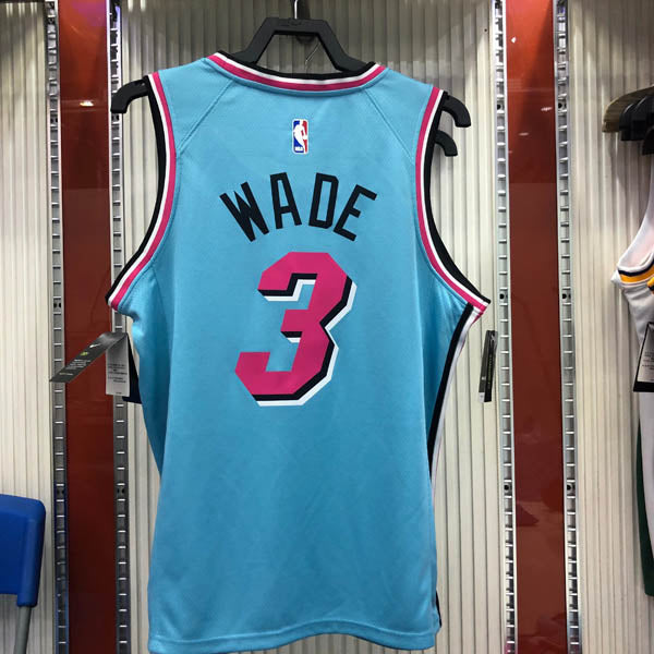 Regata Miami Heat Vice Edition Dwayne Wade Azul