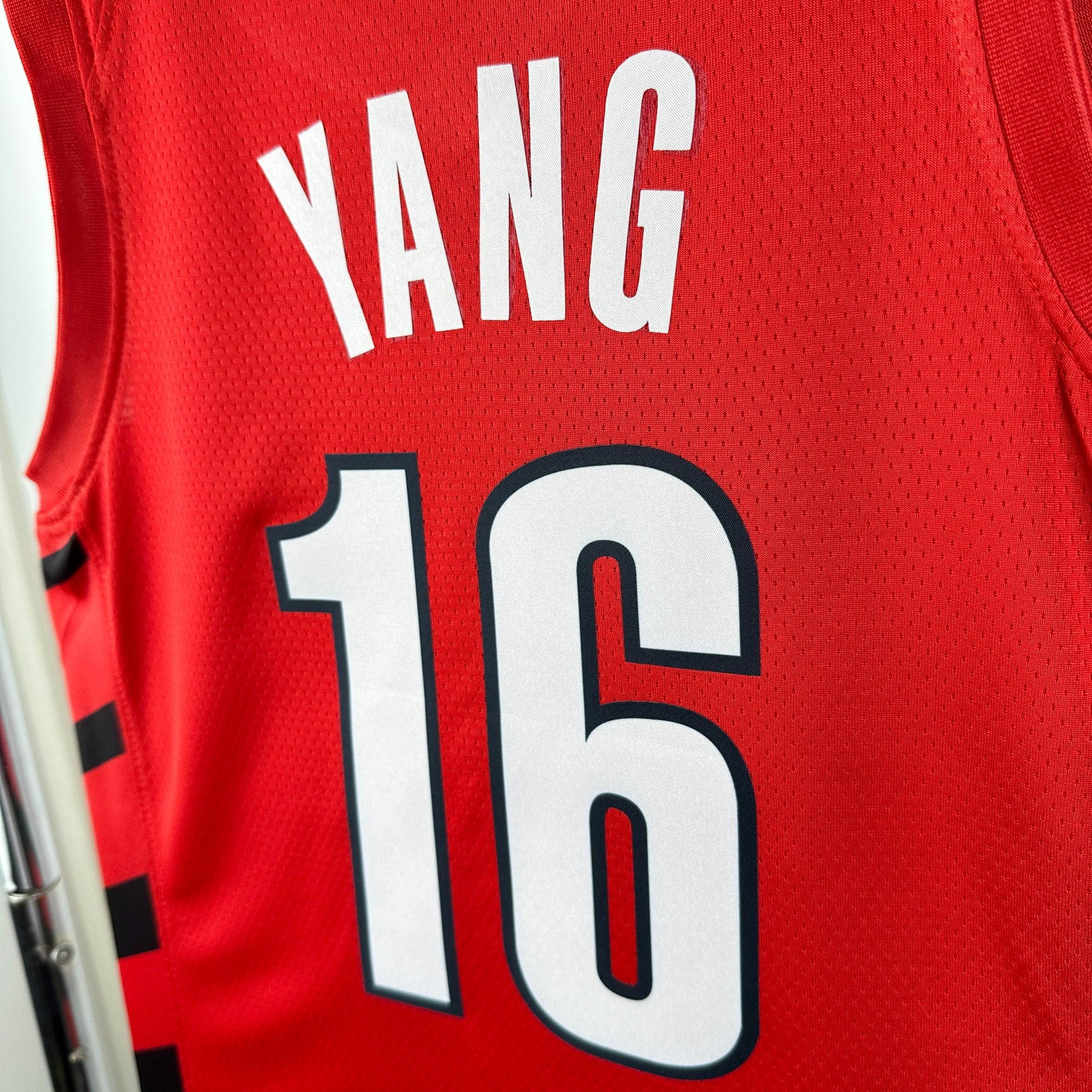 Regata Portland Trail Blazers Statement Edition Yang Vermelha