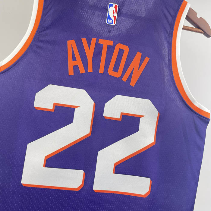 Regata Phoenix Suns Icon Edition 23/24 Deandre Ayton Roxa