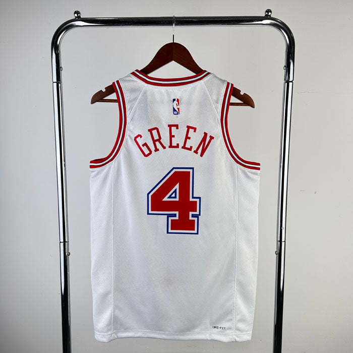 Regata Houston Rockets City Edition 23/24 Jalen Green Branca