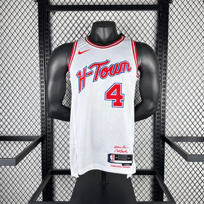 Regata Houston Rockets City Edition 23/24 Jalen Green Branca