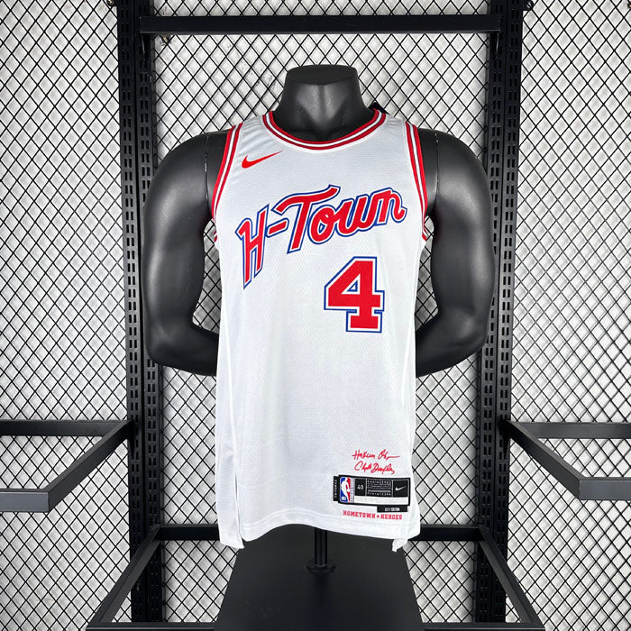 Regata Houston Rockets City Edition 23/24 Jalen Green Branca