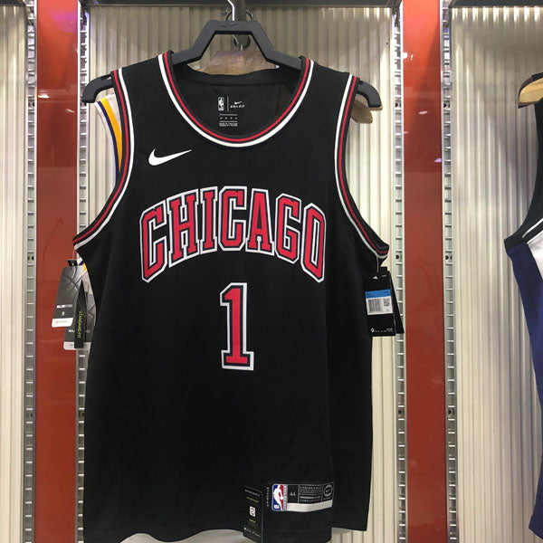 Regata Chicago Bulls Statement Edition Derrick Rose Preta