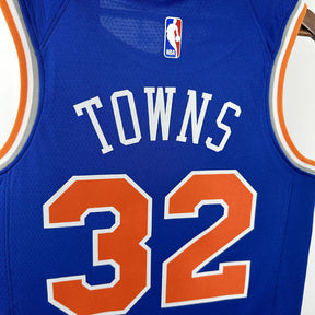 Regata New York Knicks Icon Edition 24/25 Karl-Anthony Towns Azul