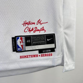 Regata Houston Rockets City Edition 23/24 Jalen Green Branca