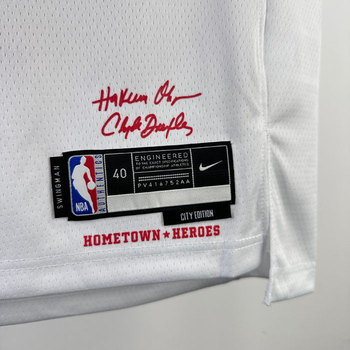 Regata Houston Rockets City Edition 23/24 Jalen Green Branca