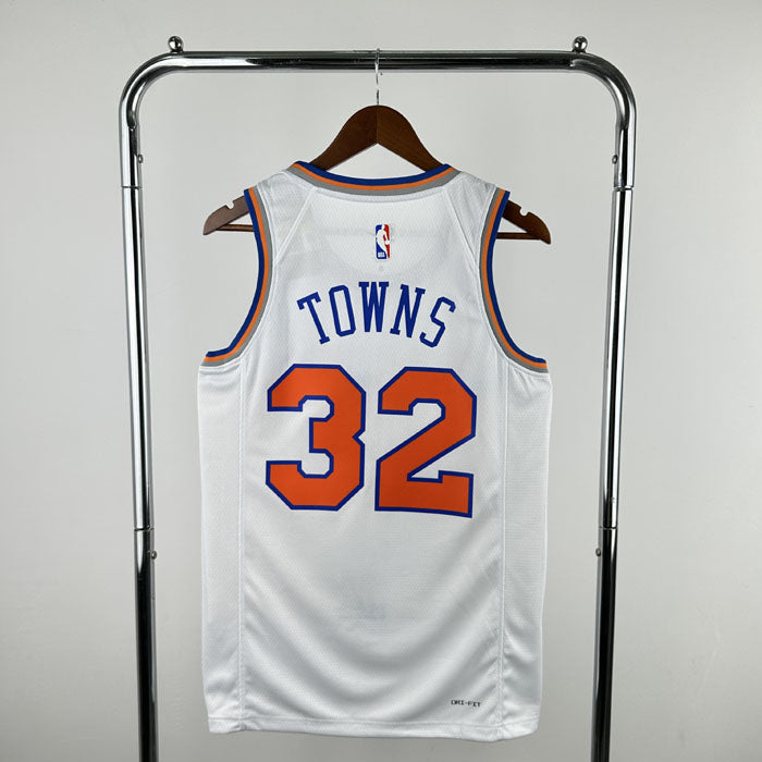 Regata New York Knicks Association Edition 24/25 Karl-Anthony Towns Branca
