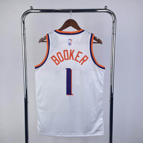 Regata Phoenix Suns Association Edition 24/25 Devin Booker Branca