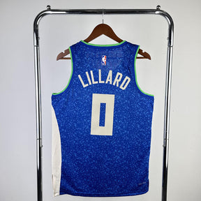 Regata Milwaukee Bucks City Edition 23/24 Damian Lillard Azul